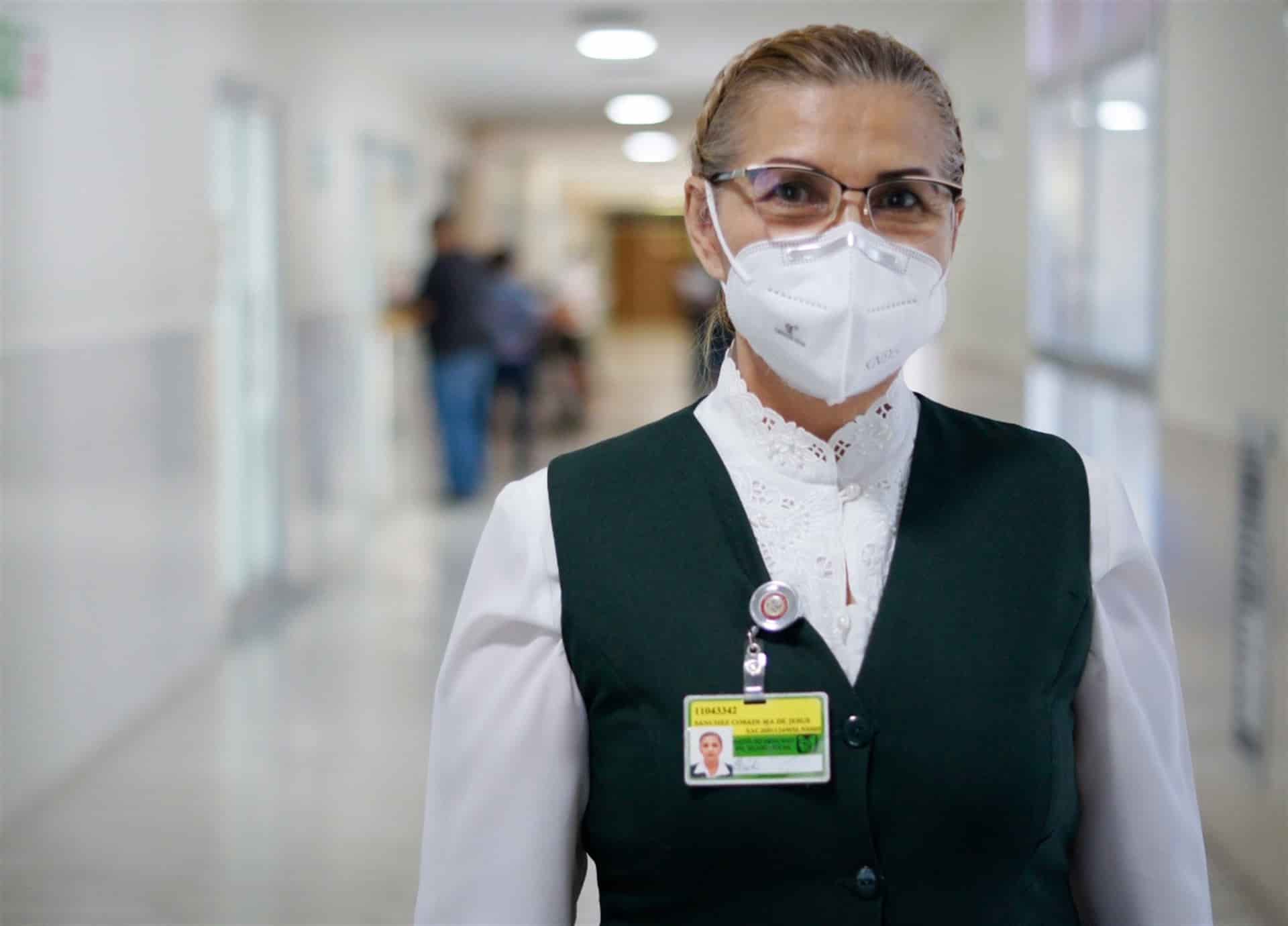 Esta pandemia, lo más fuerte que me ha tocado vivir en más de 20 años en el IMSS: Jefa Chuyita