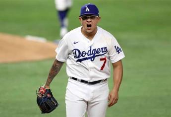 Julio Urías lanza tremendo partido con los Dodgers