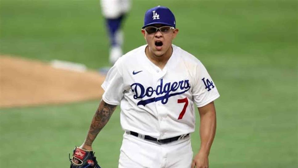 Julio Urías lanza tremendo partido con los Dodgers