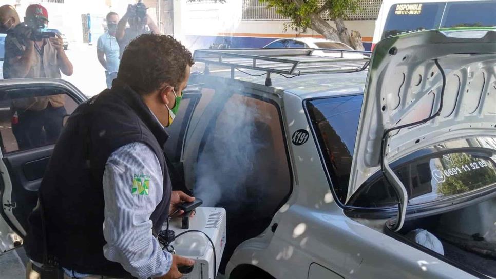 Ecotaxis Verdes adquiere máquina para desinfectar sus unidades