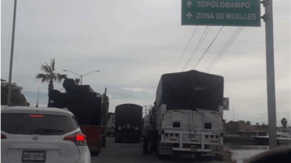 Denuncian que control de API al transporte de carga afecta acceso a Topolobampo