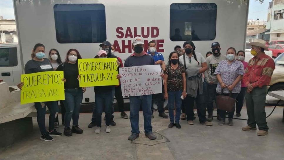 Por semáforo azul, comerciantes regresarán a la Plazuela 27: Salud Municipal