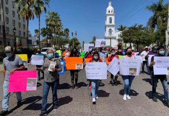 Familiares de Sergio Heredia se manifiestan y exigen investigación a la Vicefiscalía