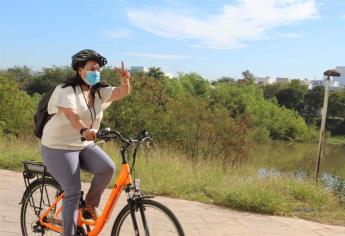 Promueven uso de la bicicleta mediante bici puertos