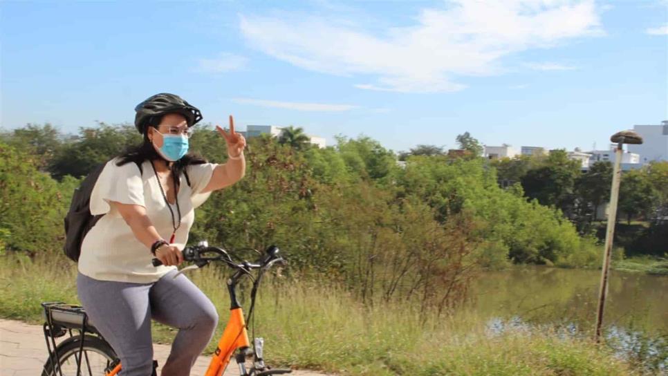 Promueven uso de la bicicleta mediante bici puertos