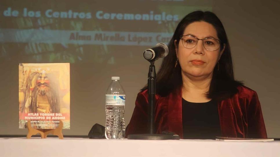 Mirella López presenta su libro Atlas Yoreme del Municipio de Ahome