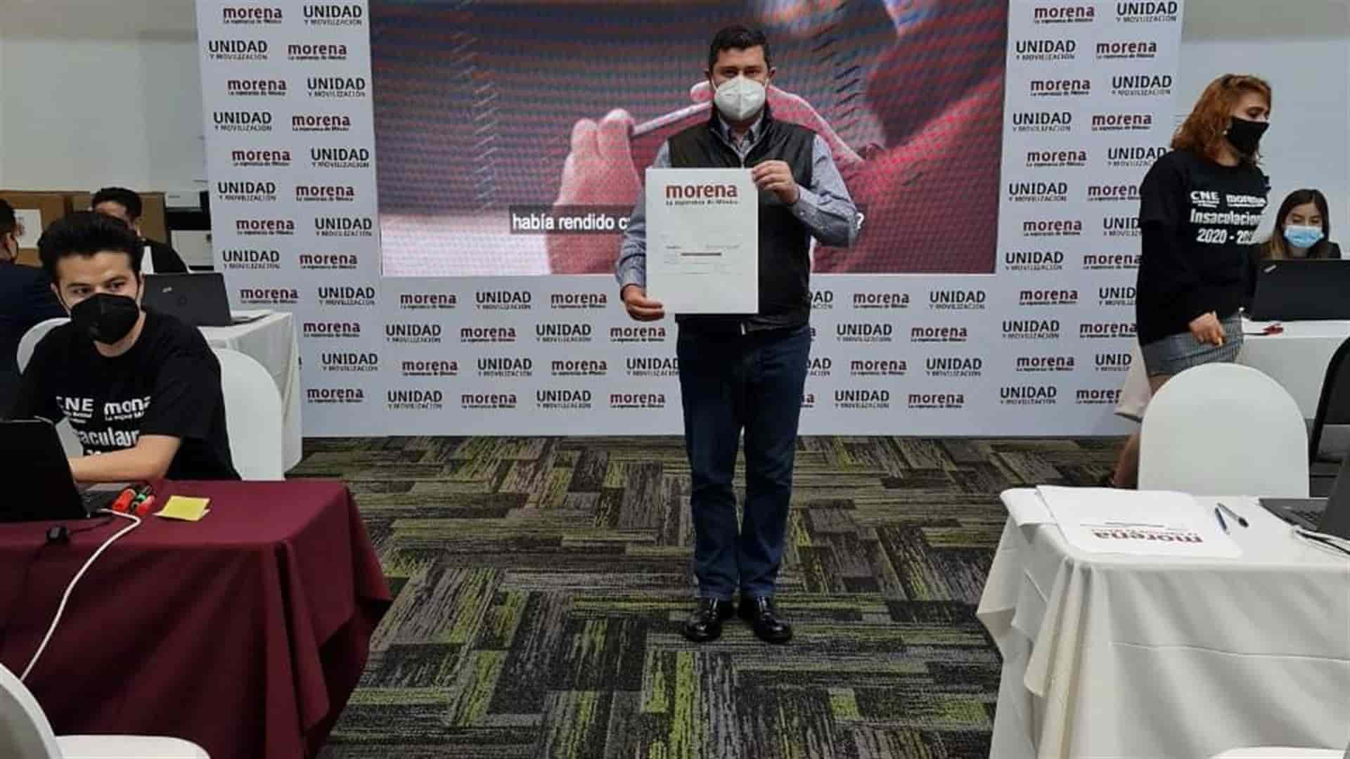 Se registra Manuel Chapman como candidato de Morena al Distrito Federal 02