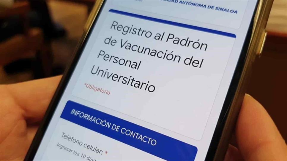 Entrega UAS padrón de universitarios para vacunarse contra el Covid