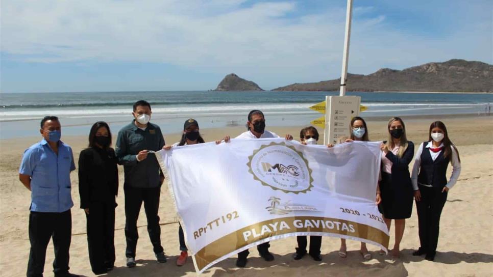 Certifican la Playa Gaviotas como una “Playa Limpia Sustentable” en Mazatlán