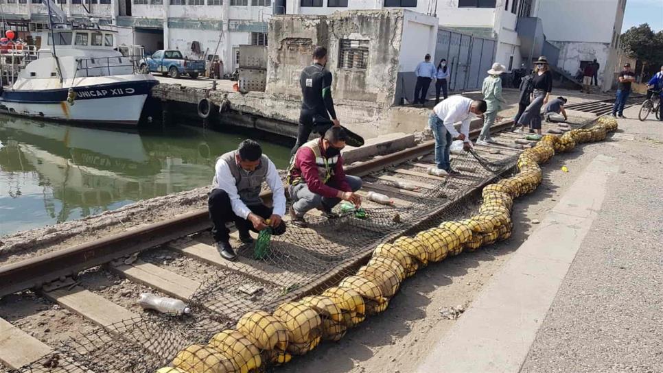 Renuevan biobarda del puente Juárez en Mazatlán