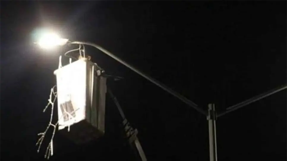Roban cable y dejan sin iluminación a zona de Cerritos