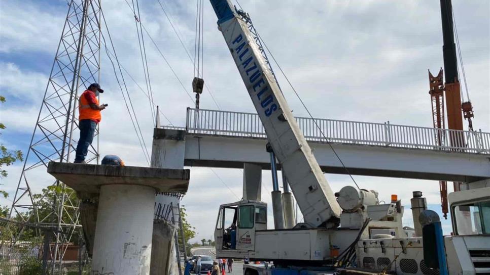 Retira Ayuntamiento de Culiacán el quinto puente “antipeatonal”