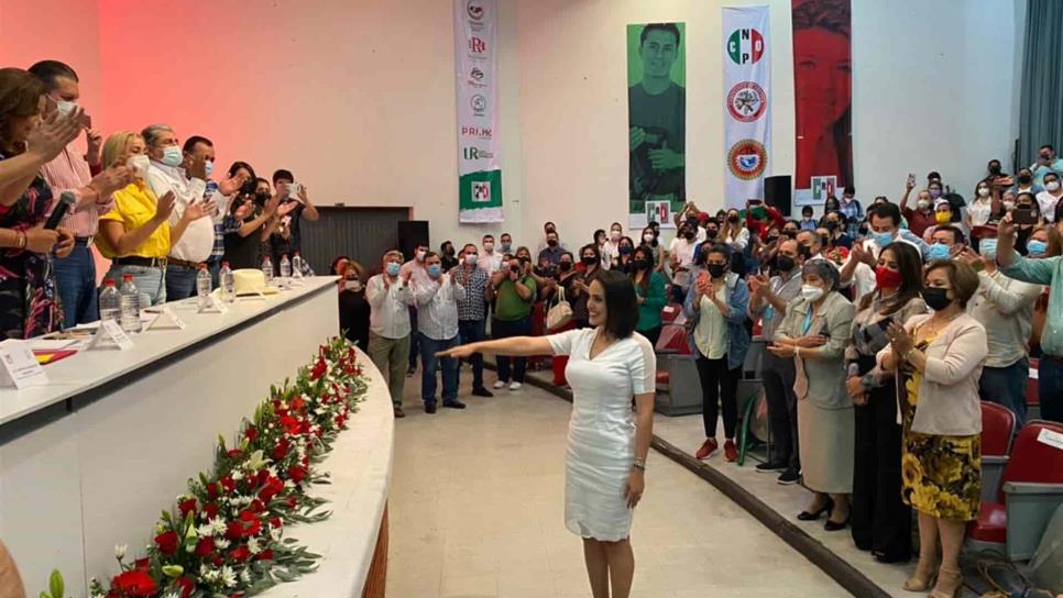 Asume Irma Moreno dirigencia del ONMPRI Sinaloa