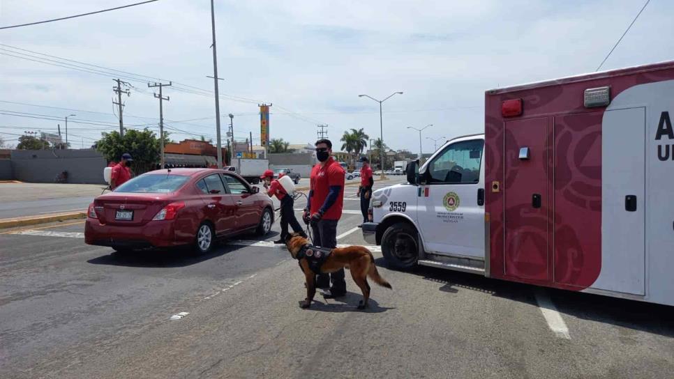 Siguen activos puntos de desinfección anticovid en accesos a Mazatlán