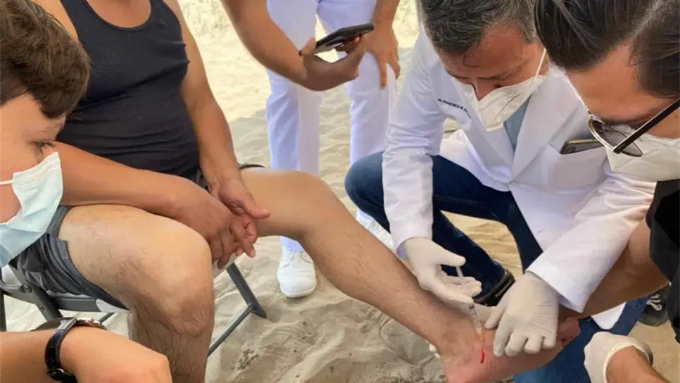 En playas de Ahome prevalecieron las atenciones por picaduras de mantarraya