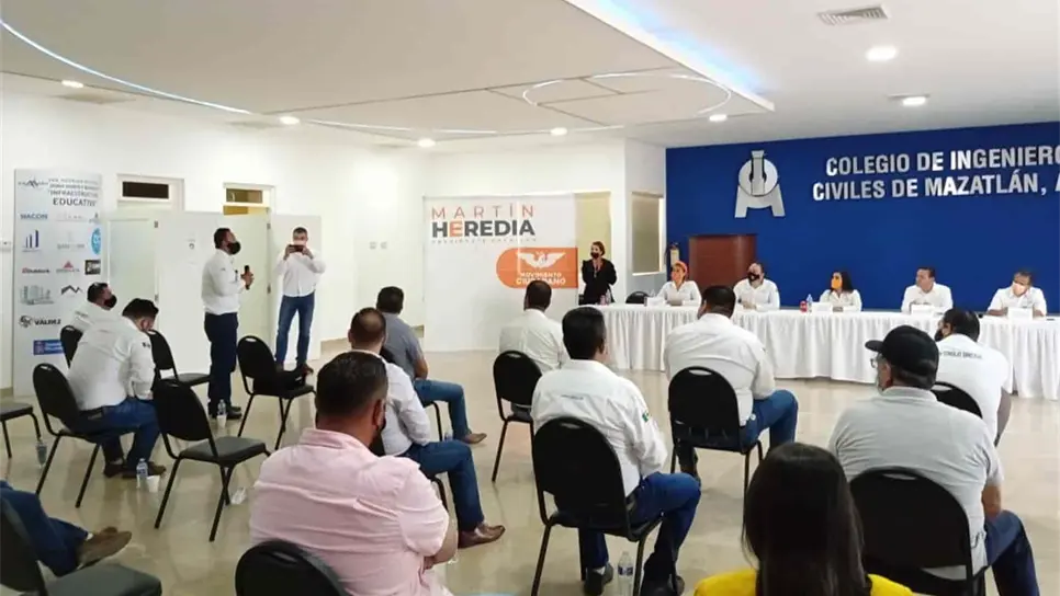 Promete Sergio Torres dar obras a constructores sinaloenses
