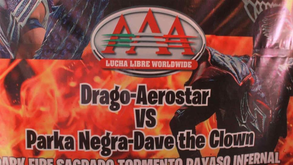 Presentan cartelera de Lucha Libre AAA en Los Mochis