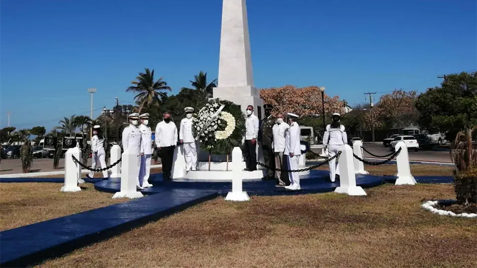Conmemoran en Mazatlán los 107 años de la Gesta Heroica de Veracruz