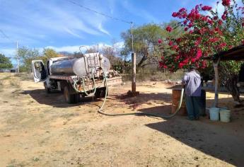Se agudiza la sequía: El Fuerte tiene 40 poblaciones sin agua y Choix 22
