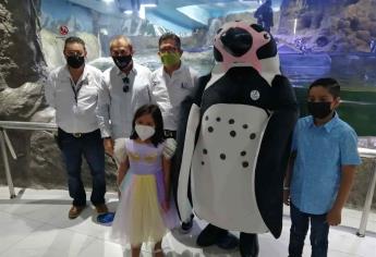 Kevin Zepeda, ganador del concurso para ponerle nombre a la mascota del Pingüinario