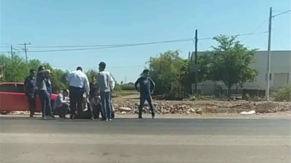 Motociclista resulta lesionado en accidente sobre la Mochis-Ahome