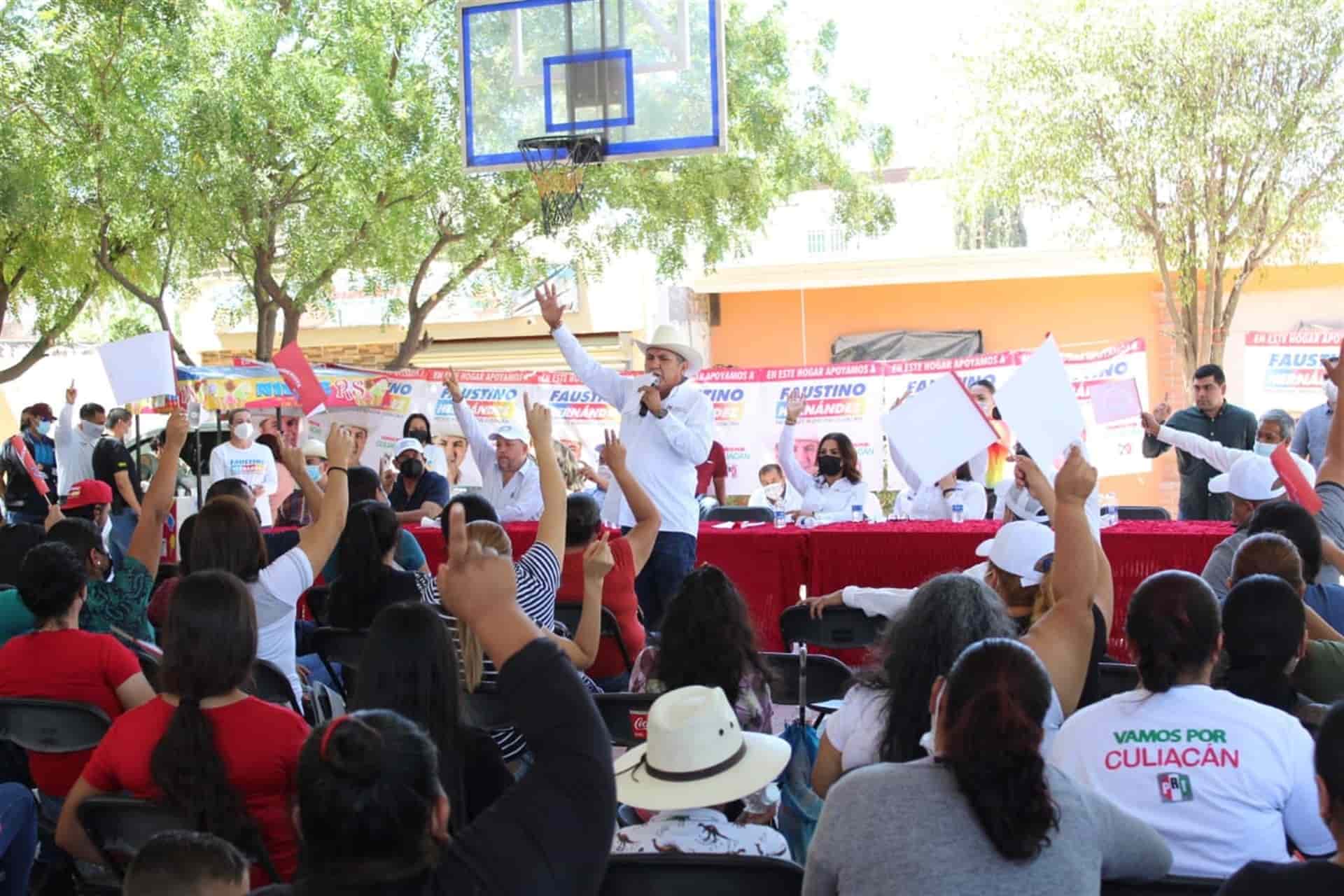 Que la ciudadanía defina dónde y qué obras hacer, propone Faustino Hernández
