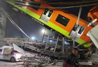 Así se cayó el tren del Metro en la estación Olivos