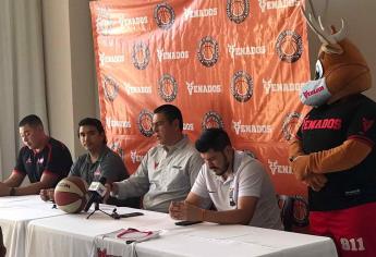 Dan a conocer Copa Mazatlán de Basquetbol-Venados