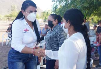 Se compromete Maribel Vega a impulsar programa de vivienda en el El Fuerte