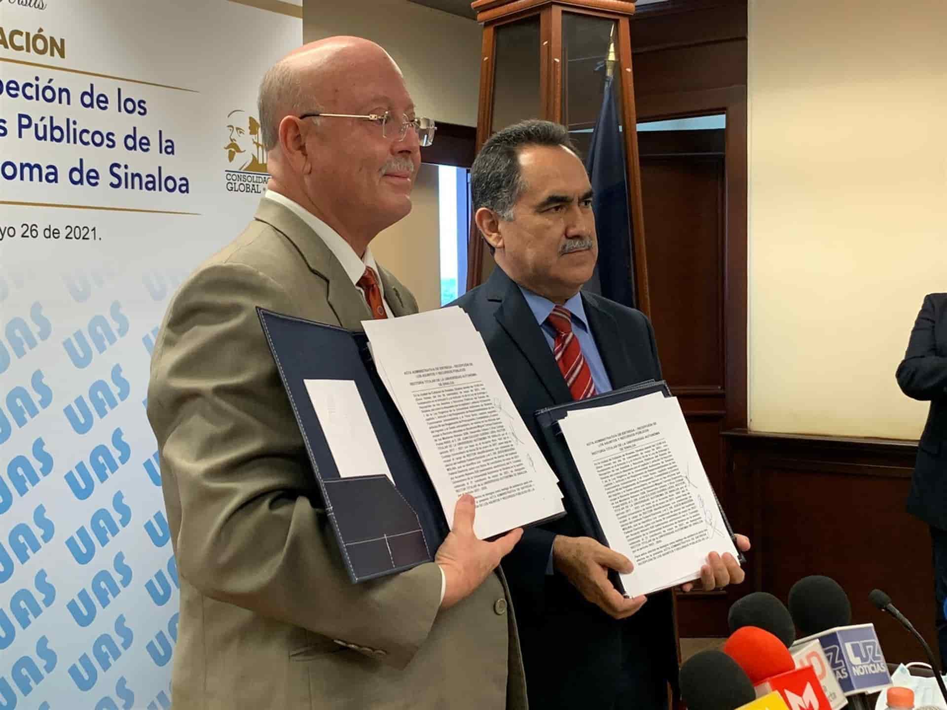 Realizan la entrega y recepción de la Rectoría de la UAS