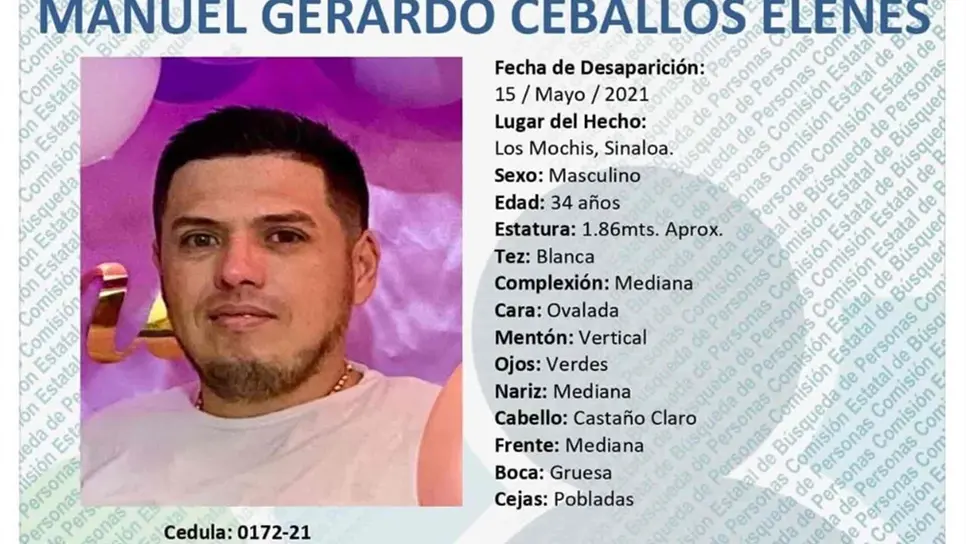 Buscan Manuel Gerardo, desapareció en Los Mochis