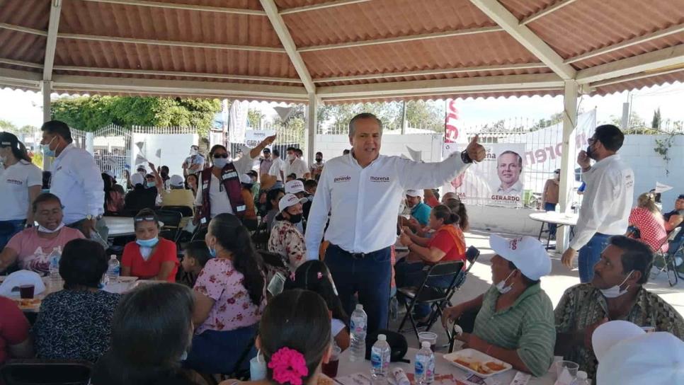 Promete Gerardo Vargas mejorar servicios públicos en Compuertas