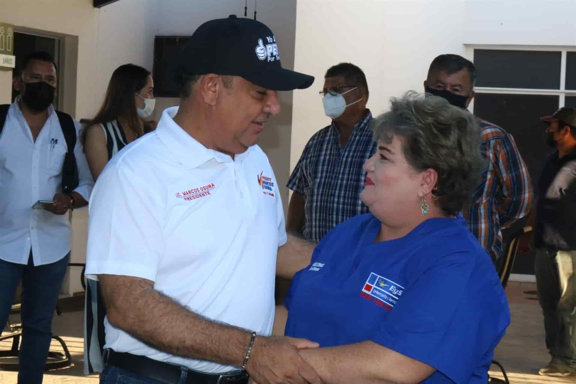 Suma Marcos Osuna apoyo de colonos, deportistas y voluntarios