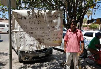 Protesta mochitense por supuesta lentitud en demanda laboral