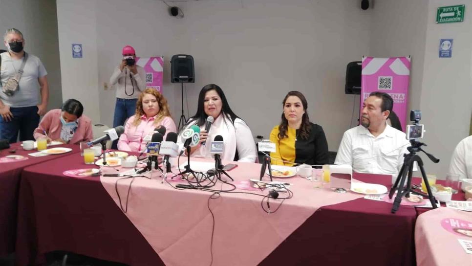 Asegura Rosa Elena Millán que declinación de Gloria González le favorece