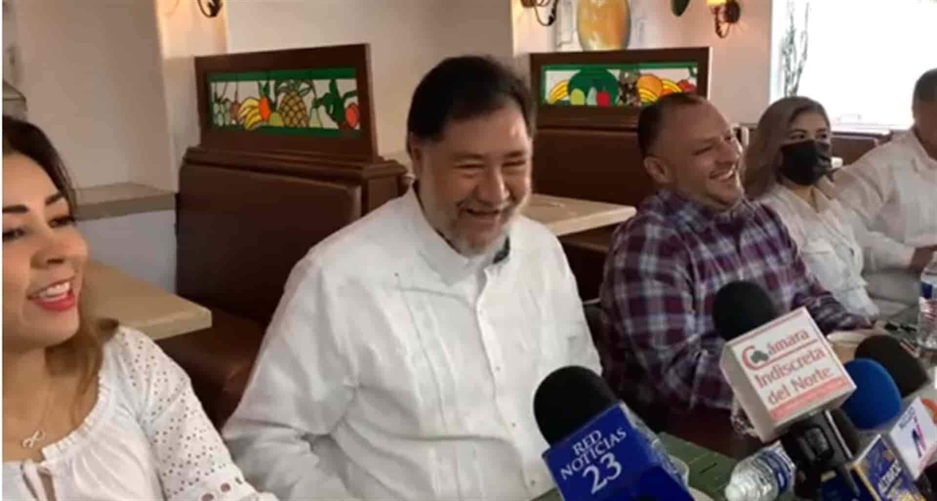 Molesta a Fernández Noroña declinación de candidata del PT en Sinaloa