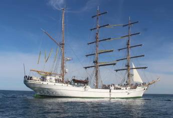 El Buque Escuela Velero Cuauhtémoc llega con un mensaje de paz y buena voluntad a Topolobampo