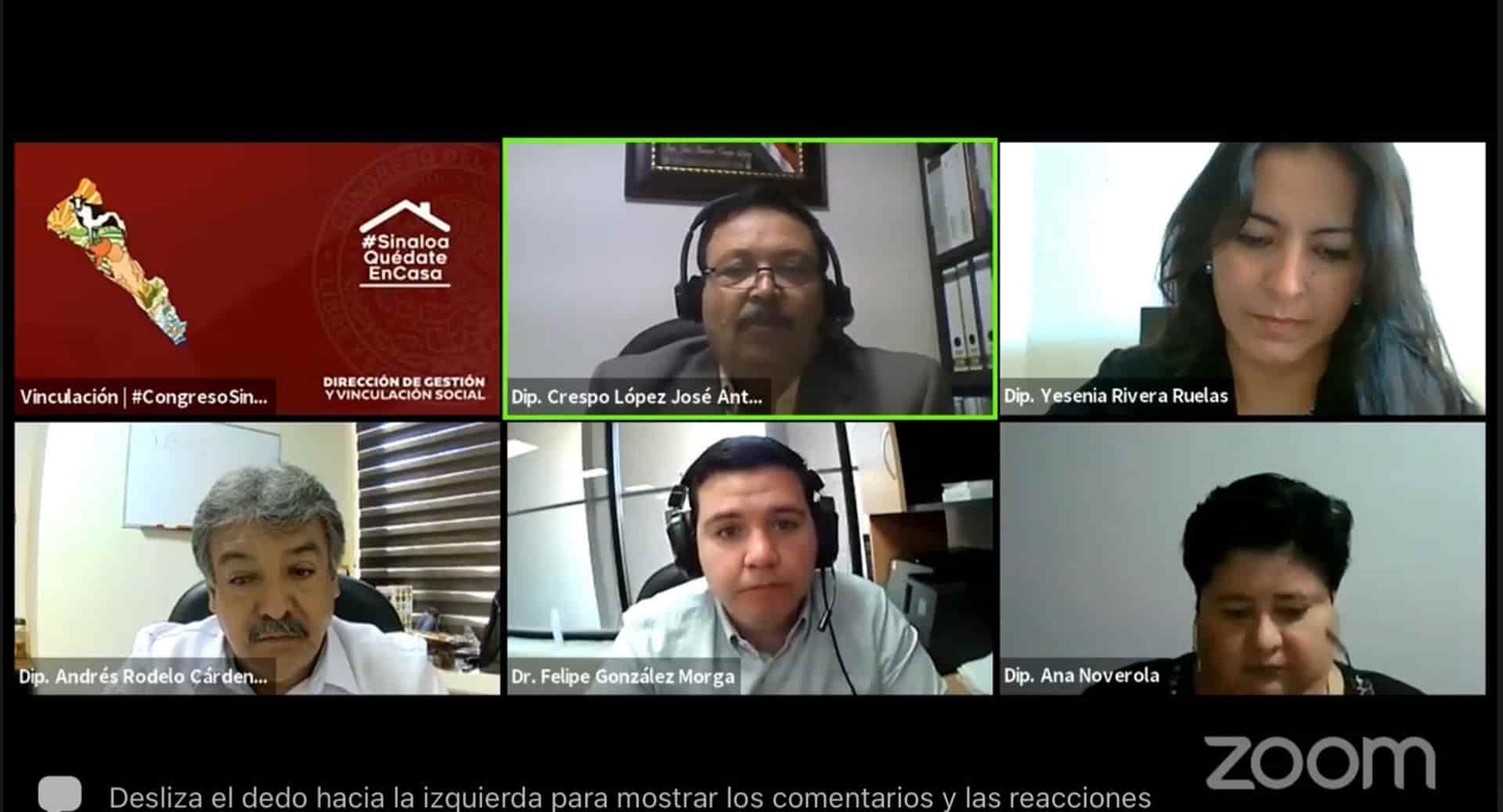 FOTO: Captura de videoconferencia.