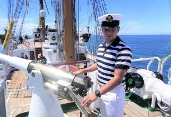 Cadete Ortiz, un guasavense orgulloso de ser parte de la Marina-Armada de México