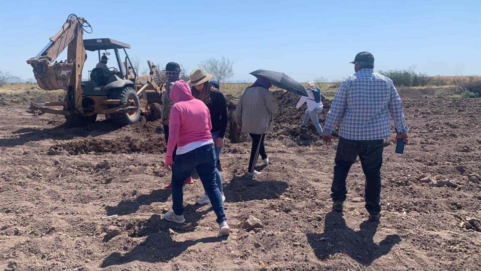 Rastreadoras buscan restos humanos cerca de Tres Garantías, El Fuerte