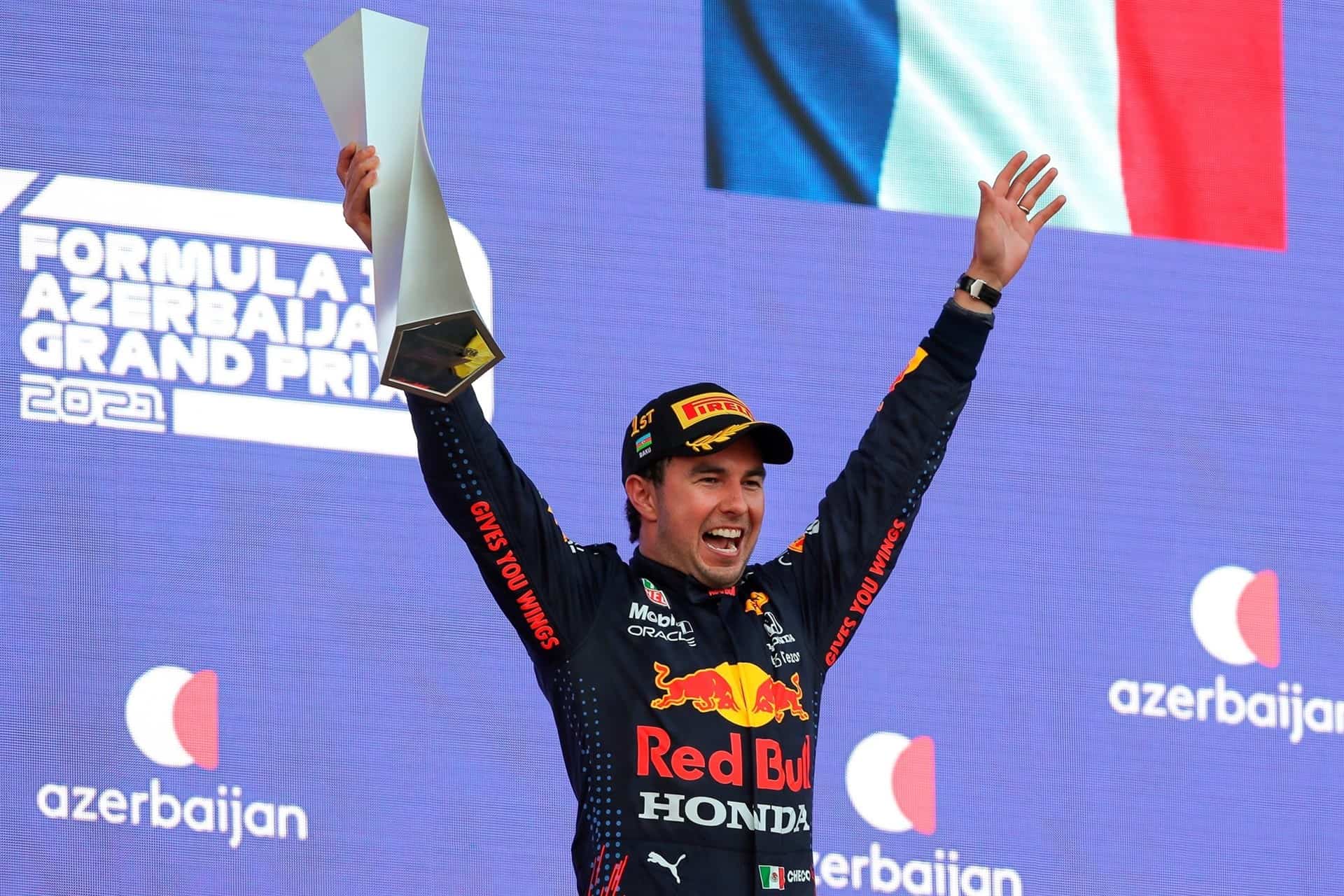 Checo Pérez gana el Gran Premio de Azerbaiyán