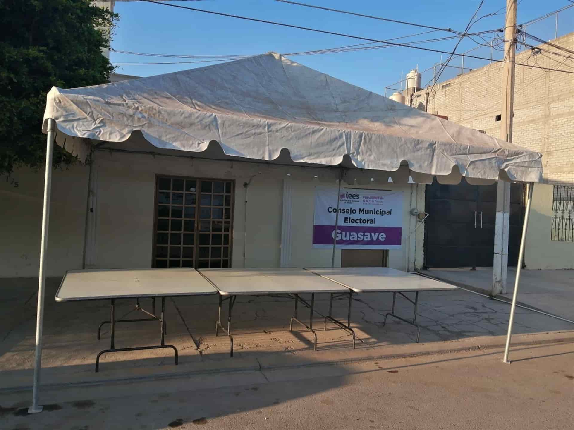 Listo el CME de Guasave para la jornada electoral