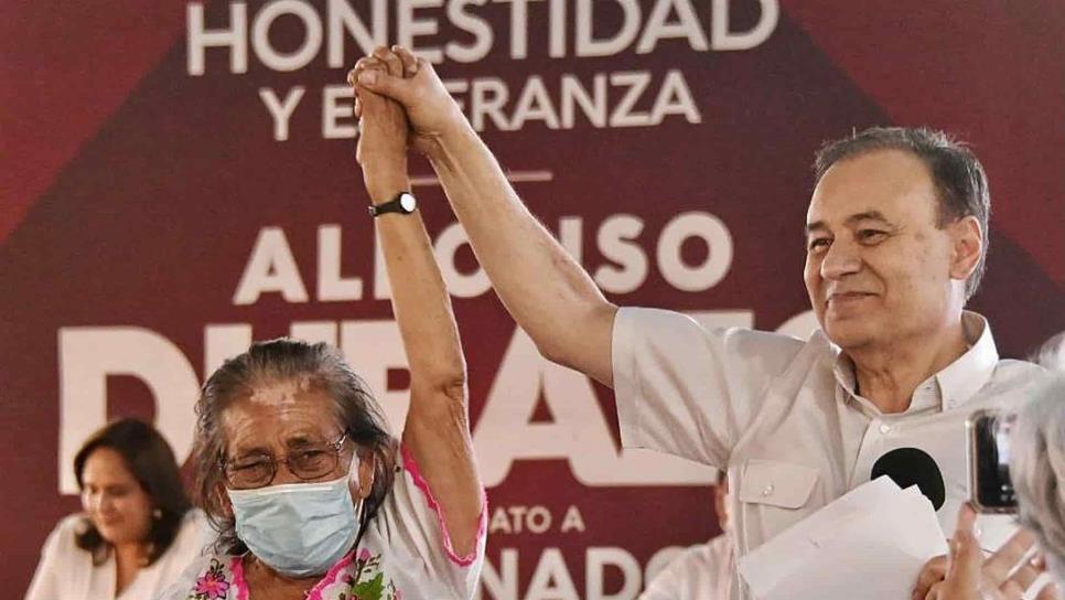 Durazo aventaja por la gubernatura de Sonora