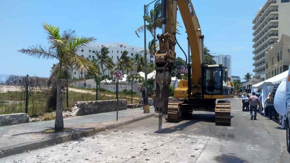 Arranca remodelación de 2.1 km de la avenida Gabriel Leyva y Zona Dorada en Mazatlán