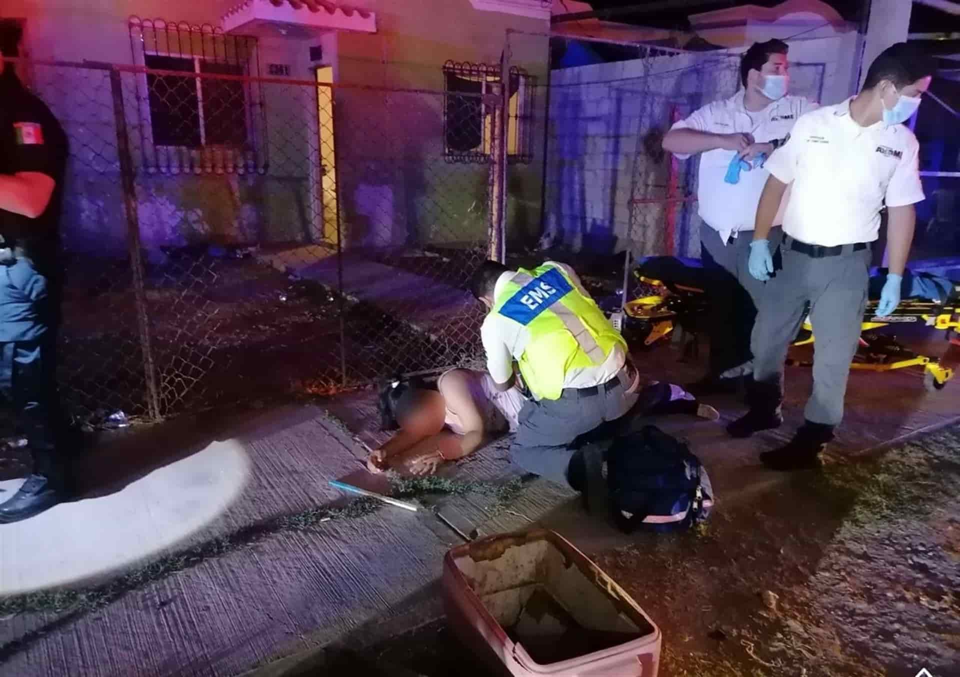 Elemento de la Guardia Nacional balea a su pareja en Los Mochis