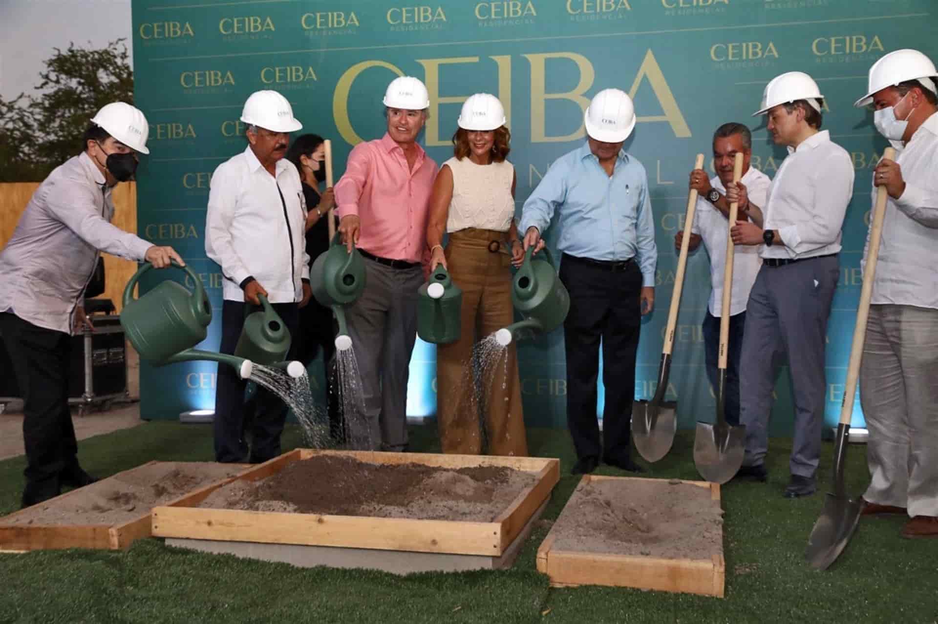 Coloca Quirino Ordaz primera piedra de Ceiba Residencial