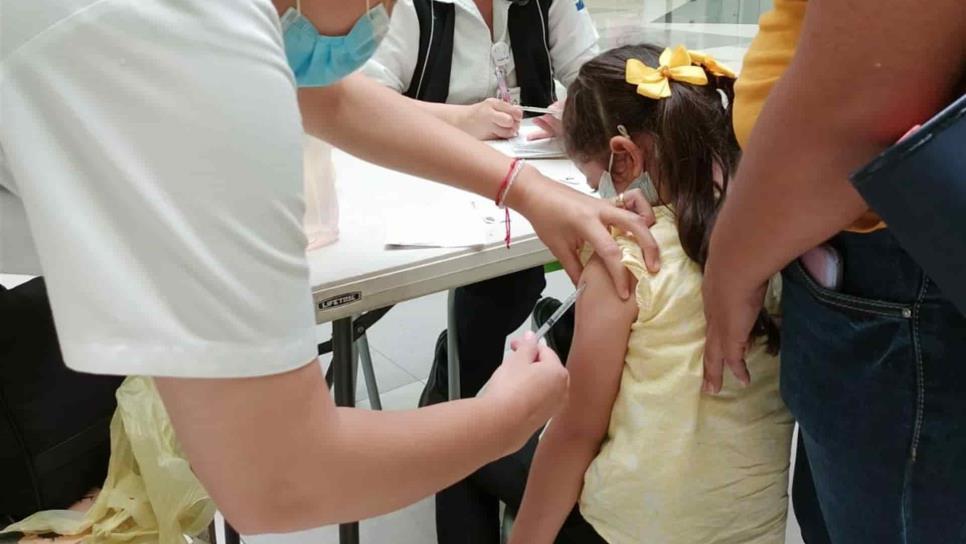 Llegan a Sinaloa 72 mil vacunas de refuerzo para niños de 5 a 11 años