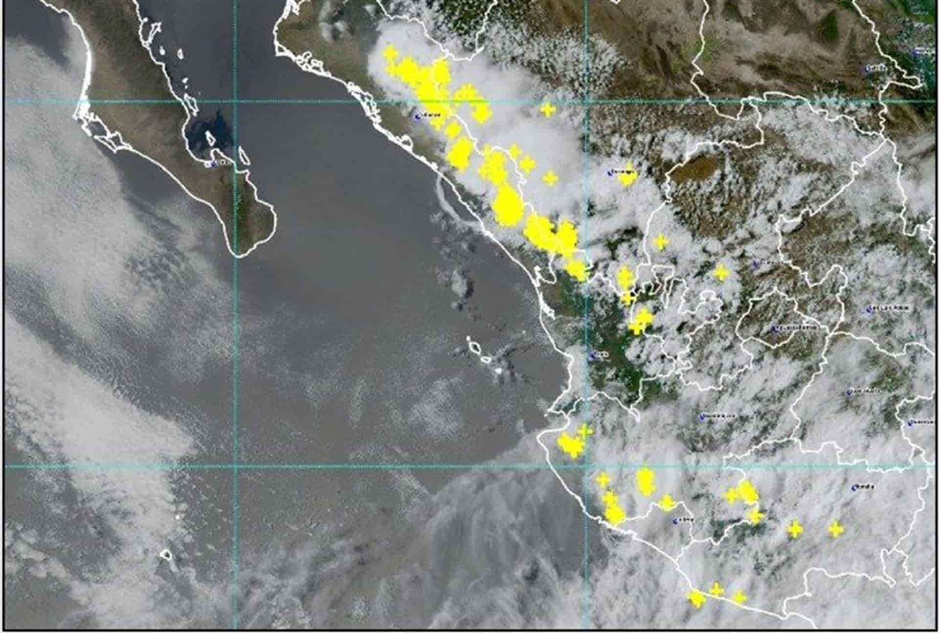 Esperan un fin de semana lluvioso en gran parte de Sinaloa