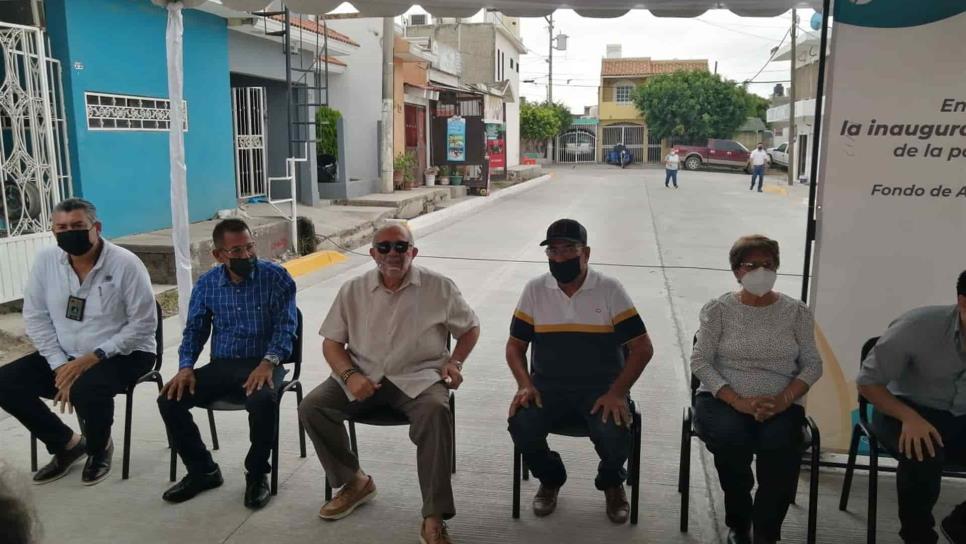 Inaugura Ayuntamiento de Mazatlán dos obras de pavimentación