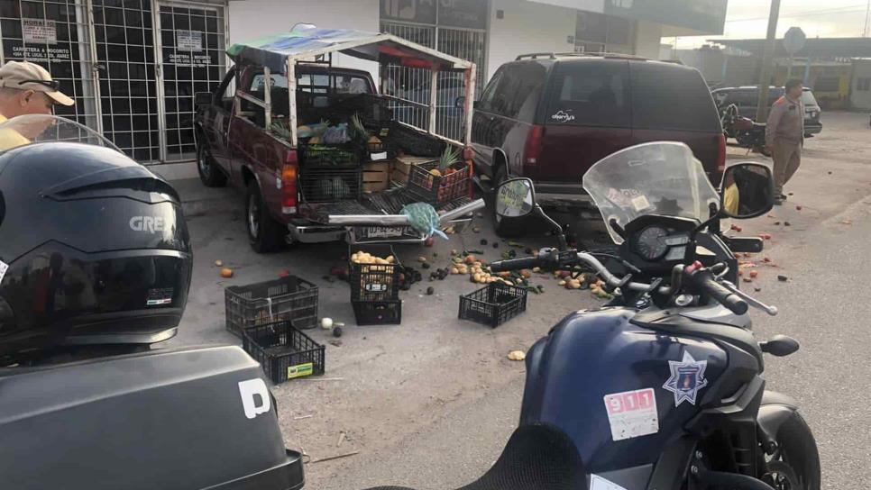Conductora atropella a vendedor de verduras en Guamúchil